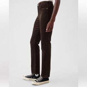 Gap High Rise Slim Corduroy Pants